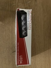 Guardian LED4A, 4 LED  Amber Warning Light 22 Flash Patterns 12/24v DC