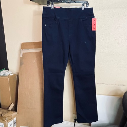 NEW Spanx Signature Waist Slim Boot Jeans NWT Size 32 Midnight Rinse FD7415 - Picture 2 of 16