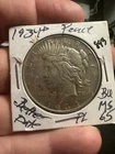 1934-D  Peace Dollar -BU  Better Date   Lot #934