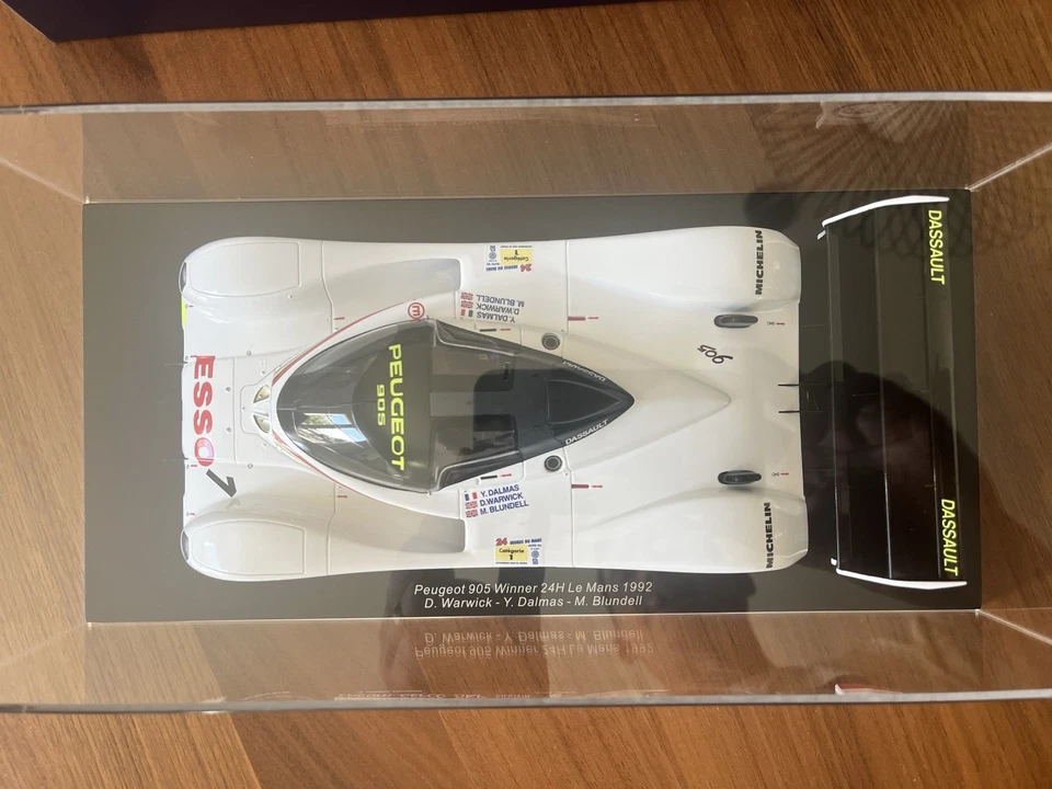 Spark 1/18 Peugeot 905 #1 1992 Le Mans 24h Winner Warwick/Dalmas/Blundell 18LM92 - Photo 3/4
