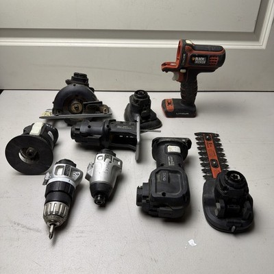 BLACK+DECKER Matrix Power Tool Set BDCMTRS 9 Tools Black Multiple Attachments