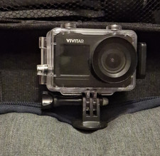 Vivitar 1080p Waterproof Action Camera w/ Mounts Mini Tripod  Carry Case