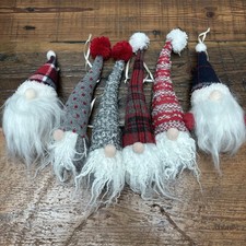 Gnome Christmas Tree Ornaments Set Of 6