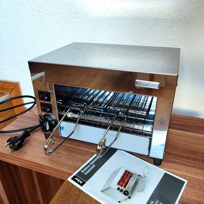 Elektro Salamander neu - Biber Edelstahl Toast, Fleisch, Grill, Pizza