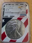 2018 $1 American Silver Eagle NGC MS70 Early Releases Flag Core #4650423-149