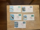 Japan lot of 5 FDC 1st day Covers Fish 1967