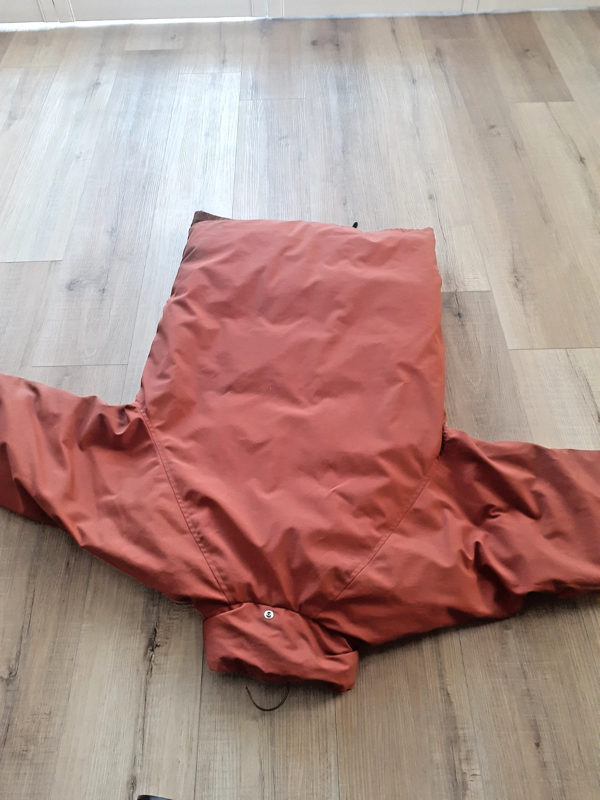 Vintage 1970s Large Frostline Kit Goose Down Parka Orange Color Good Condition image 3