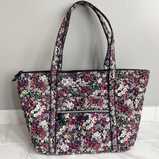 Vera Bradley Miller Travel Bag Tote Itsy Ditsy Floral Carry On 22x13.5x7