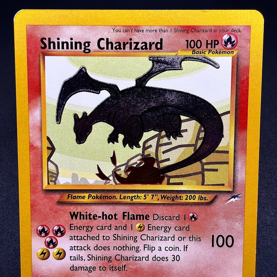Shining Charizard - Neo Destiny Unlimited #107/105 - Secret Rare Holo - LP+ - Image 2 of 4