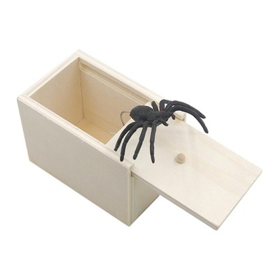 Prank Spider Scare Box Happy Gift Scare Prank Trick für Weihnachtsfeier Kinder