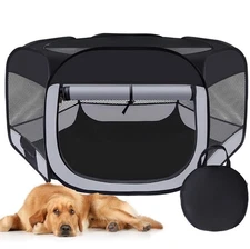 Dog Cat Playpen,Portable Pet Puppy Playpen,Rabbit Puppy Dog Play Pen for Indoors