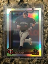 2025 Topps Series 2 Harrison Bader Rainbow Foil Minnesota Twins
