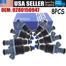 Set of 8 Fuel Injectors 0280150947 24lb EV1 For 1993–1995 Ford Mustang 5.0L
