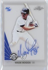 2015 Leaf 25th Baseball Pure Auto Blue 24/25 Wade Boggs #A-WB1 Auto HOF 0d59