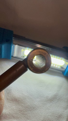OEM Honda Brass Fuel Joint for Vintage Keihin VB44 Carburetors with Stay Tab - Picture 7 of 7