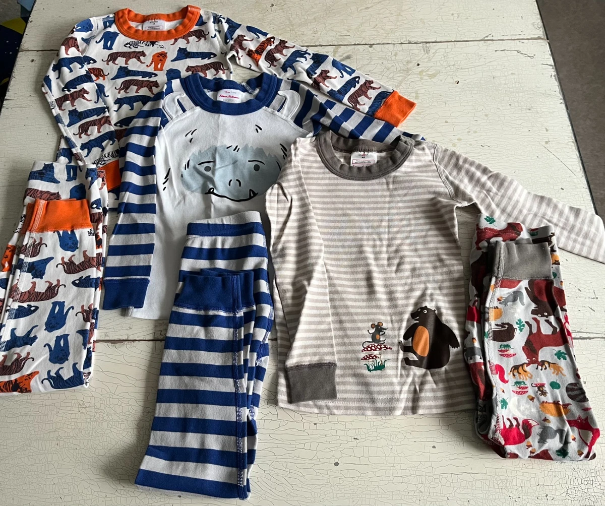 Hanna Andersson Smiling Fruit Appliqué Ringer Tee Girls Size 120 6-7