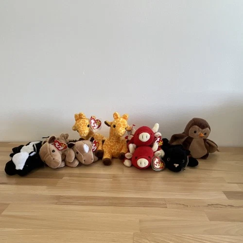 Ty Beanie Babies Vintage 1995 lot of 9