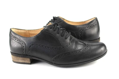 Clarks Gr.39 Damen Komfort Schnürschuhe Slipper Leder Schwarz  TOP M 812 - Bild 1 von 4