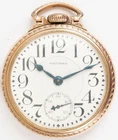 Antique Waltham 16s 21j Crescent St RR Grade Pocket Watch Ticks!
