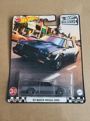 Hot Wheels Premium Boulevard #30 87 Buick Regal GNX Real Riders 1:64 Mattel - Bild 1 von 2