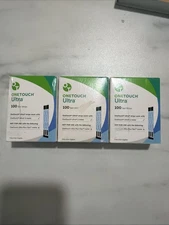 3x 100 ct One Touch Ultra Test Strips Exp 2026 SEALED See Photos