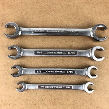 Craftsman Usa Flare Nut Line Wrench Set Sae 38 - 78 V V Series 4 Piece Nice Craftsman Usa Flare Nut Line Wrench Set Sae 38 - 78 V V Series 4 Piece Nice