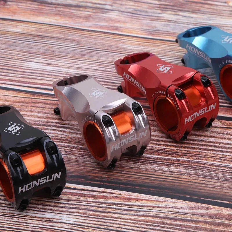 70mm Racing Cycle Mountain Road Bike Stem Riser 35/31.8mm Handle Stem -17 Degree - Image 4 of 4