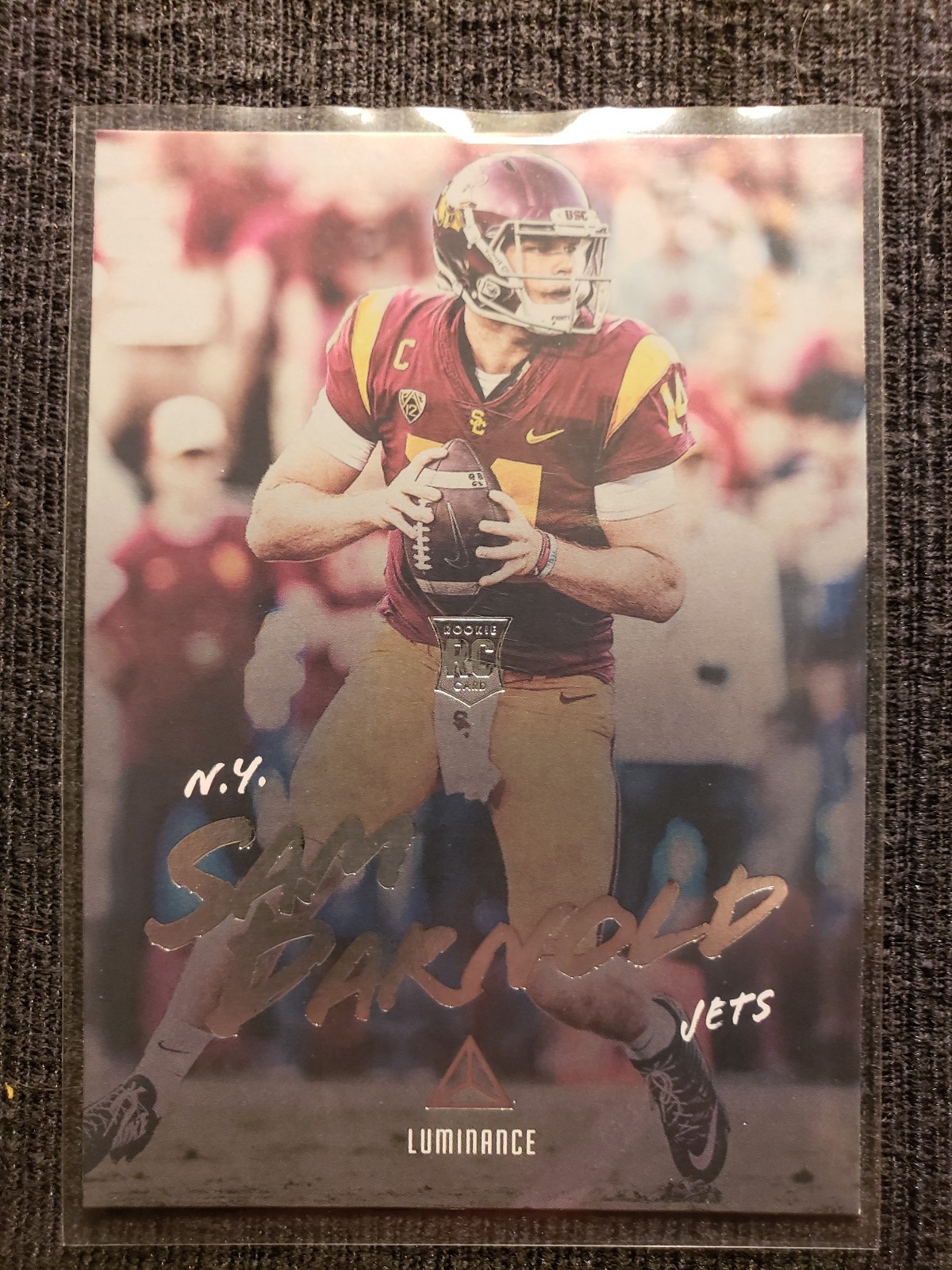 2018 Panini Luminance Sam Darnold RC Jets