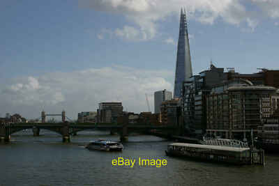 Photo 6x4 View From the Millennium Bridge Looking towards the Shard. To t c2014