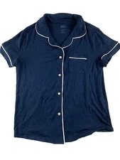 NEW Stars Above Beautifully Soft Pajama Sz S Small Shirt Top Blue