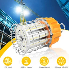 80W LED Temporary Work Light Construction Jobsite Workshop Lighting 120000 Lumen