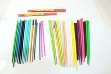 Vintage Chop Stick Collection 21 Pairs Multi Colors