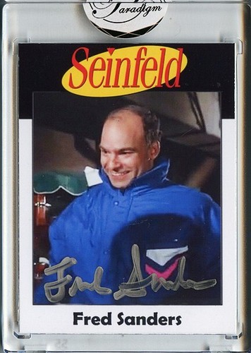 -SEINFELD- Fred Sanders Signed/Autograph/Auto Certified TV Trading Card