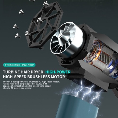 Mini Blower Air Dusters with Powerful 90000RPM Speed for Electronics & Vehicles - Afbeelding 21 van 26