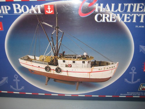 Lindberg Shrimp Boat Plastik Modellbausatz Maßstab 1/60 12-3/8" Nr. #77223, versiegelt - Bild 2 von 15