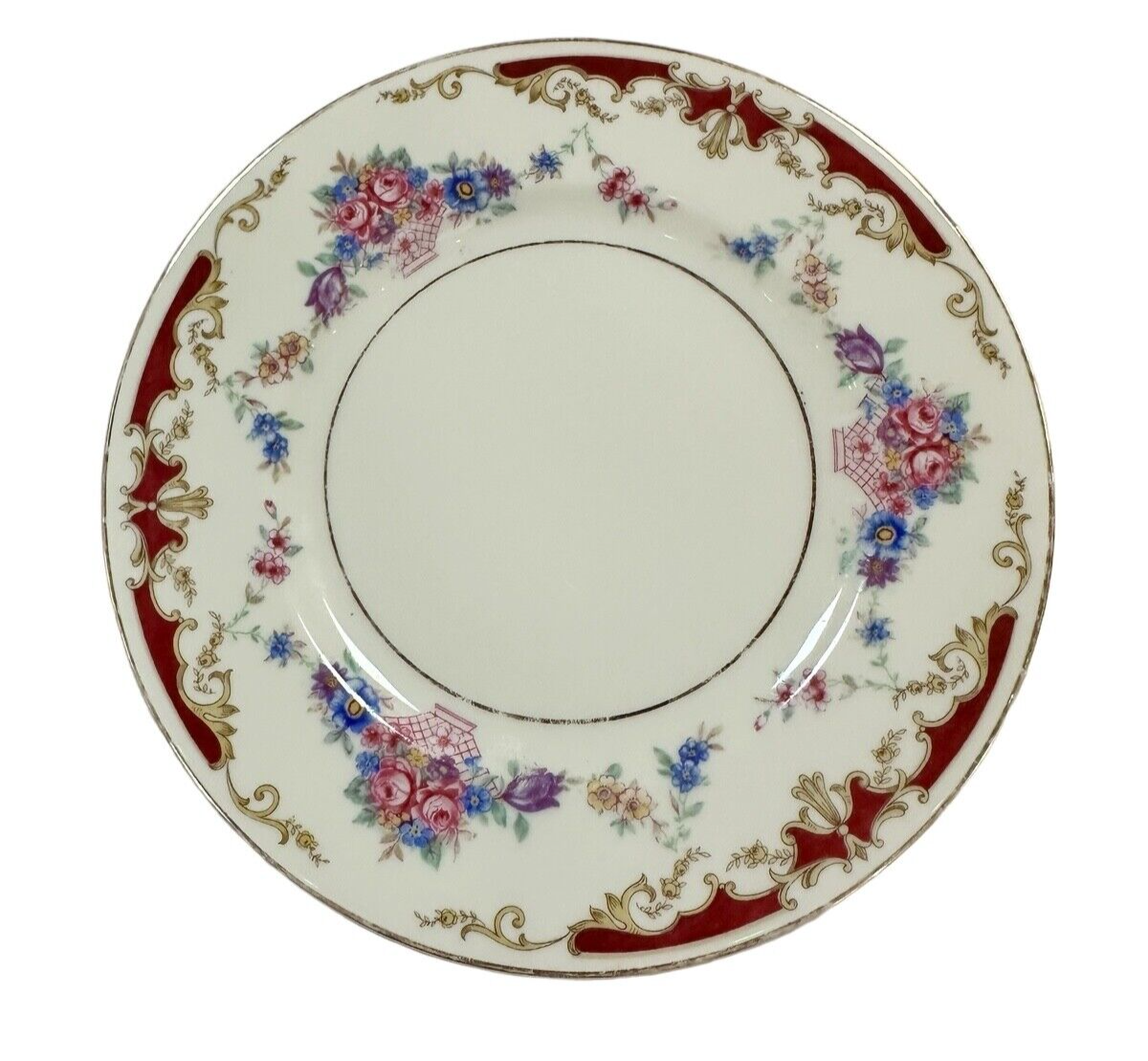 H&C PORCELAIN HAAS-CZJZEK CORONADO YVONNE BREAD PLATES SET OF 9