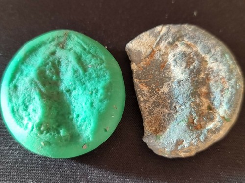 Roman lead votive piece found at Aberford Britain A must read description LA167i