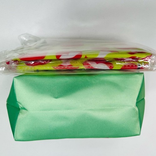 NWOT Clinique Cosmetic Makeup Bag Bundle Lot Skincare Zipper Apple Jewels Stones - Picture 5 of 5