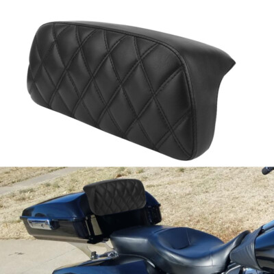 Black Razor Chopped Pack Trunk Backrest For Harley Tour Pak Touring 2014-2023