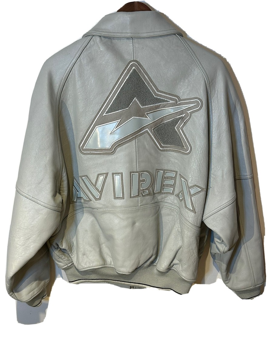 AVIREX USA パンツ 限定版 vintage hiphop Vintage 80's 90s Avirex All American icon varsity leather