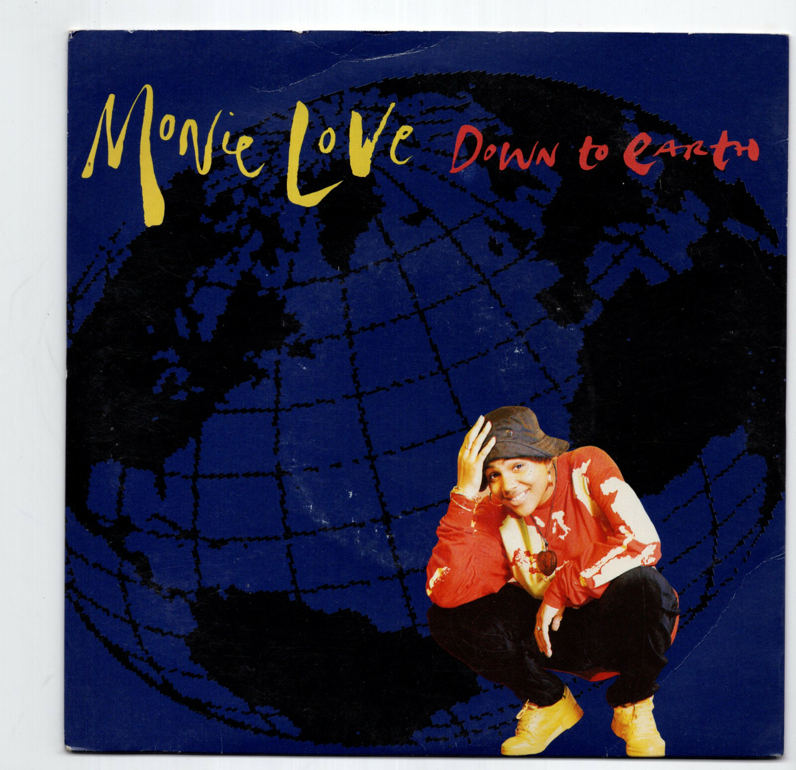 (U431) Monie Love, Down To Earth - 1990 - 7 inch vinyl A1/B1