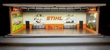 NEW Stihl Theme FOR Hot Wheels 1:64 Model Diorama Garage LED Lighting!
