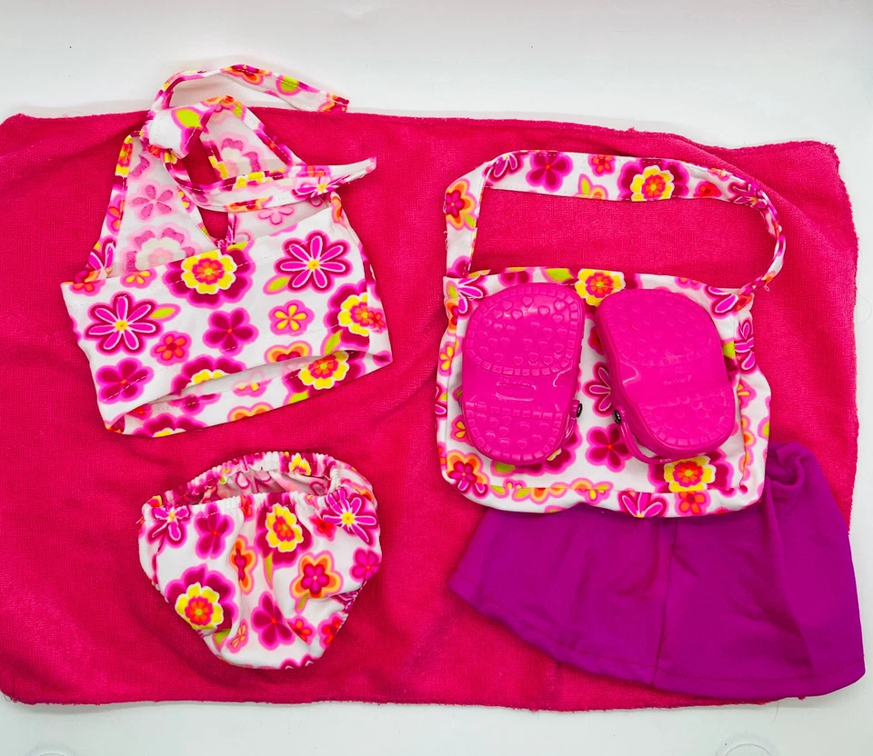 Ropa de muñeca para muñeca de 18" (6 trajes) trajes de baño, gimnasio, ballet, médico, vestido, etc. Foto 2 de 4