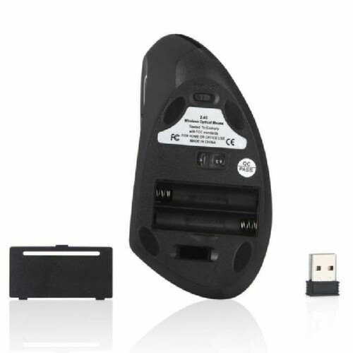 Ergonomic Mouse Vertical Wireless Left Hand USB Optical Mouse Gamer Mause For PC - Picture 8 of 11