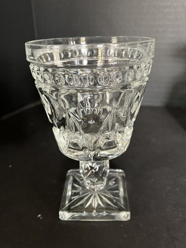 Set of 6 VTG MCM Indiana Glass Colony Park Lane 4-1/2” Clear WINE Glasses MINT - Picture 7 of 7