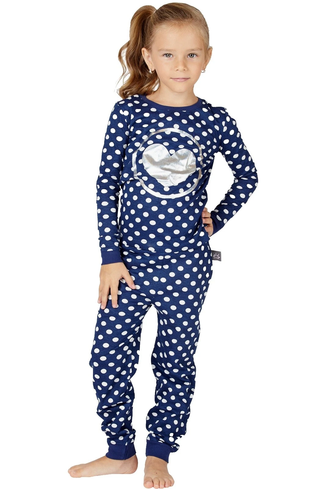 Cotton Long Sleeve Girls' Sleepwear