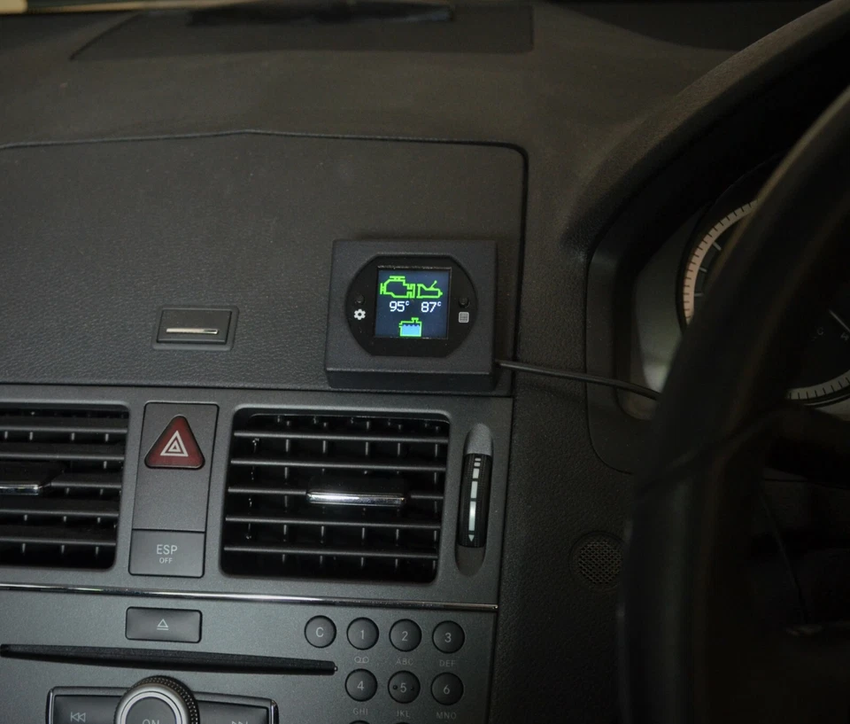 Engine & Transmission temperature, coolant level alarms - dash gauge - Image 2 of 4