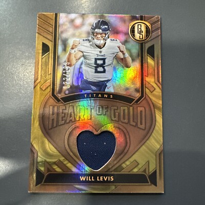 2024 Gold Standard Football Will Levis Heart Of Gold Patch Jersey /199 Titans