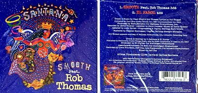 SANTANA FEAT. ROB THOMAS *NEW* ''SMOOTH'' 1999 US ARISTA CD SINGLE CARDBRD SLEEVE 