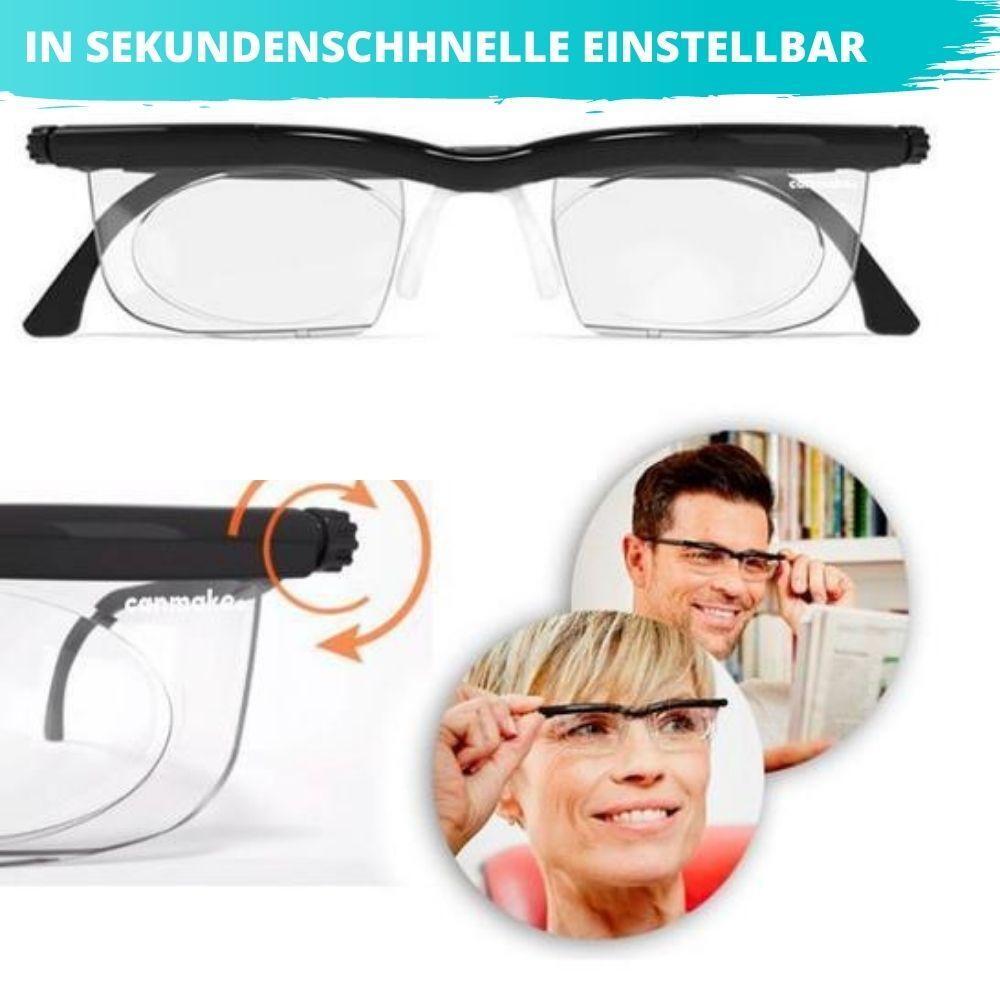 VisionPro Individuell einstellbare Brille Lesebrille einstellbar -6 3 Dioptrien